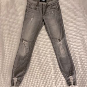Express Skinny Distressed Jeans